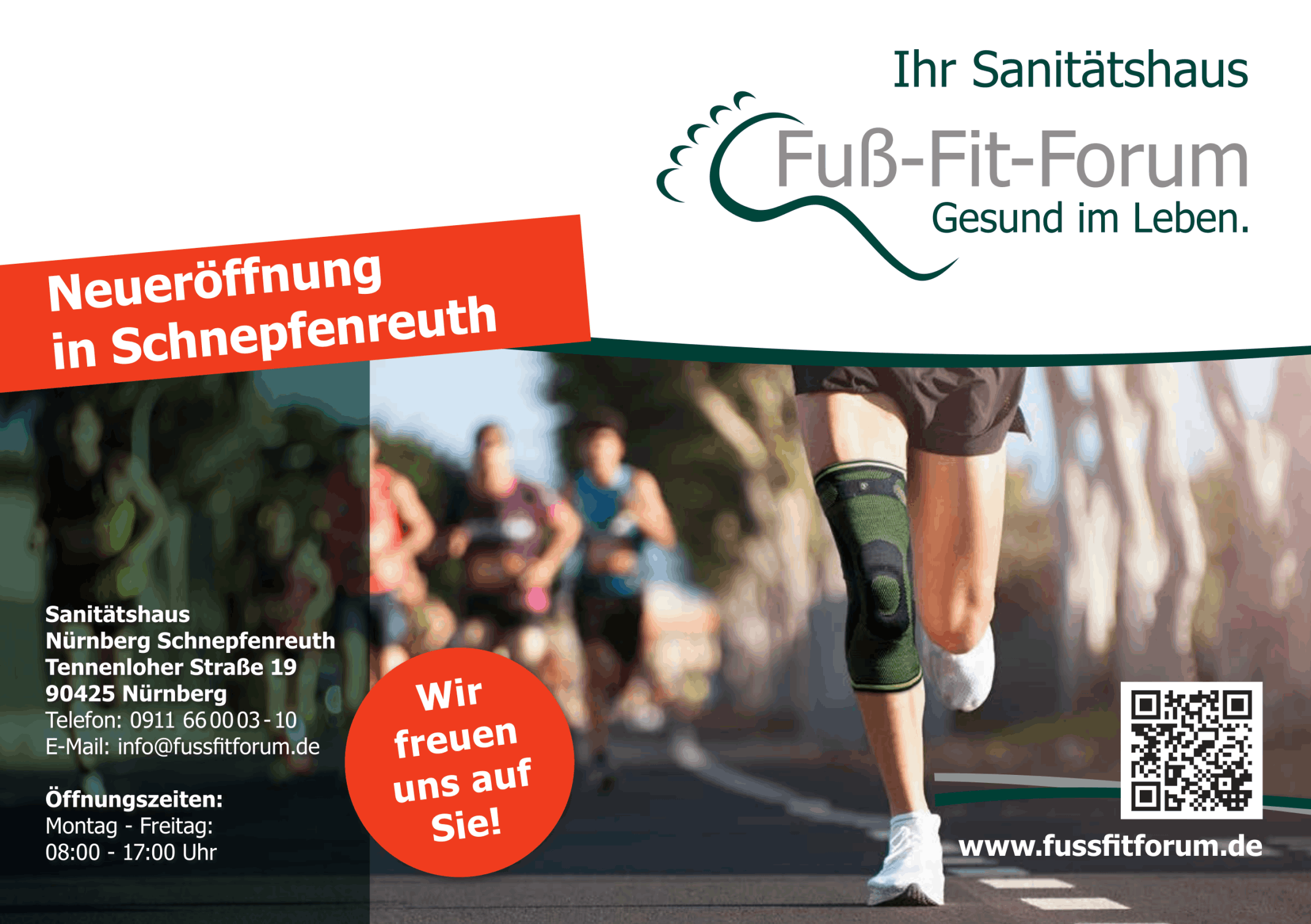 Neueröffnung Sanitätshaus Fuß-Fit-Forum Nürnberg Schnepfenreuth